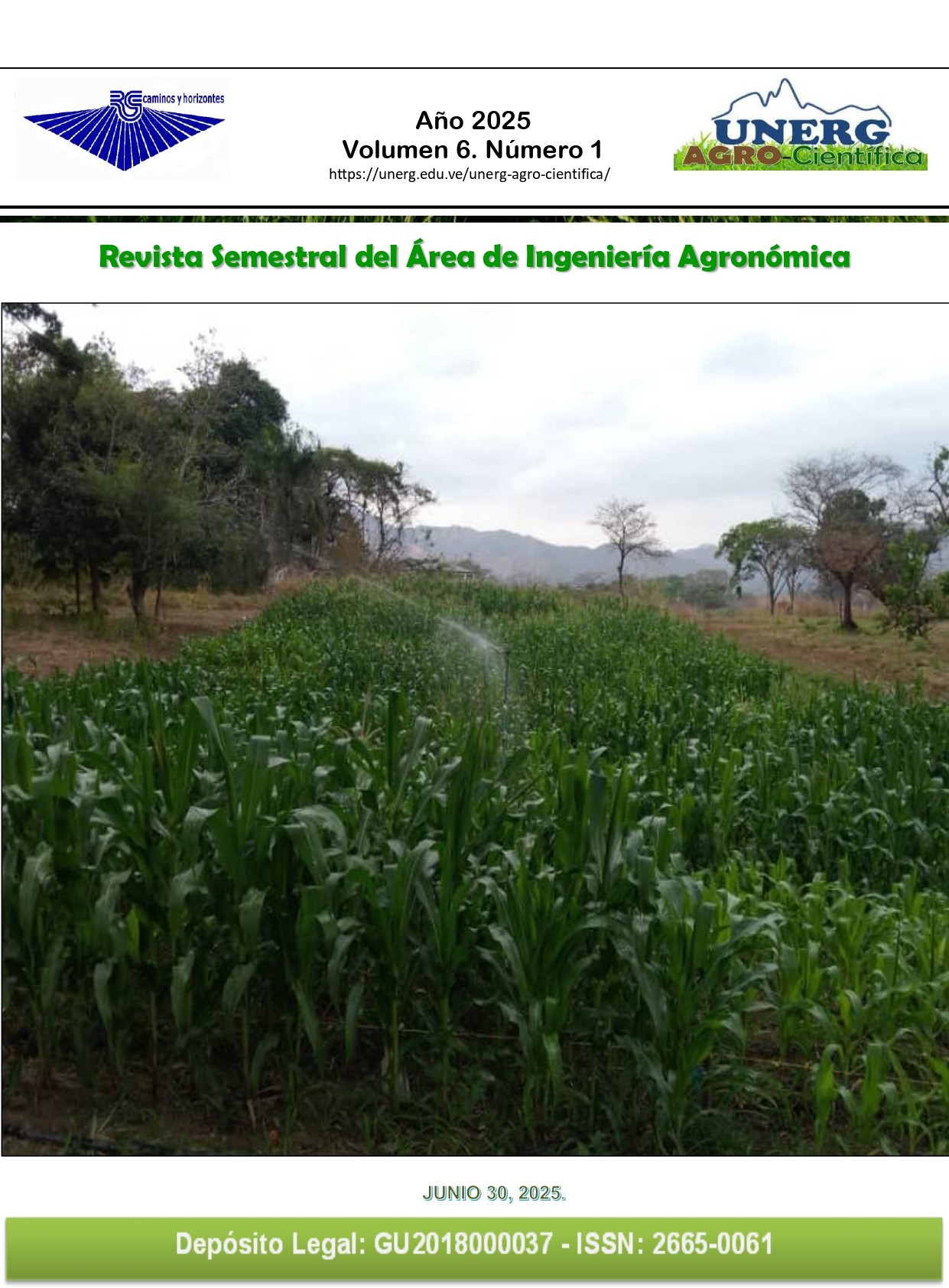 					Ver Vol. 6 Núm. 1 (2025): Unerg Agro Cientifica
				
